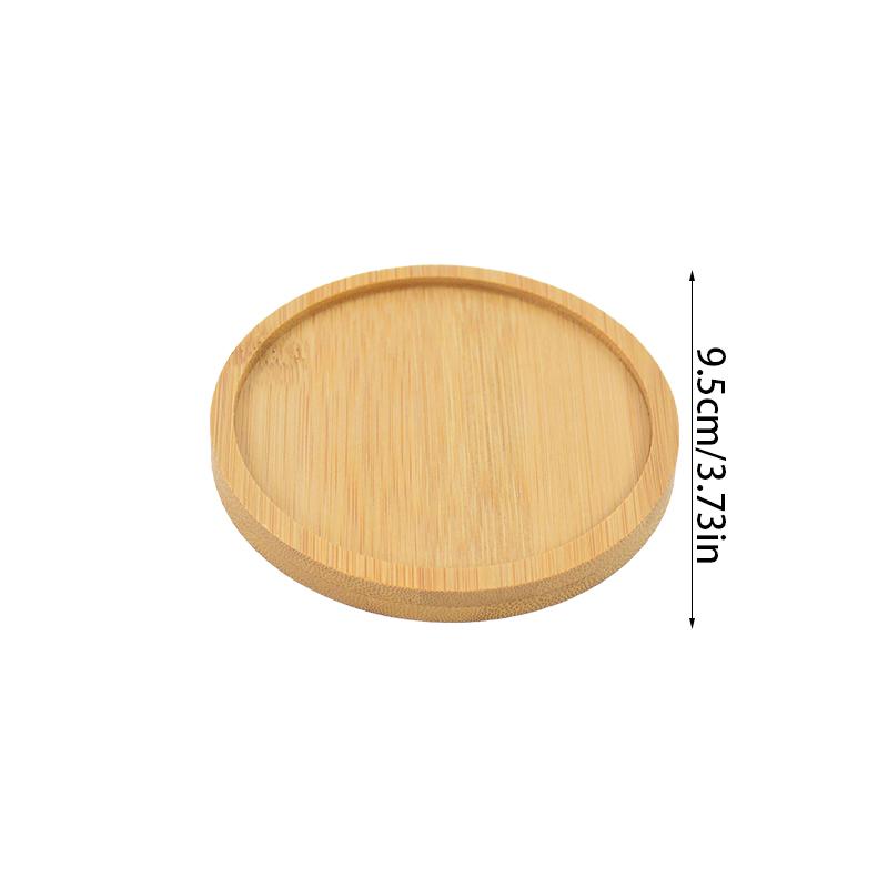 Wooden Tray Countertop Bottle Organizer Holder Round Square Oval Candles Jewelry Storage Plate Tray Bathroom Kitchen Accessories