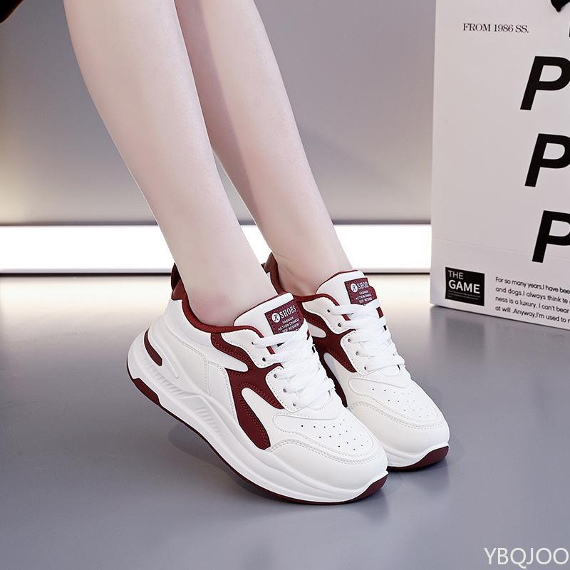 Fashion Women's Fashionable Versatile Spring Autumn Flat Thick Shoes Spring New Casual Comfortable Sports Shoes Breathable Sneakers