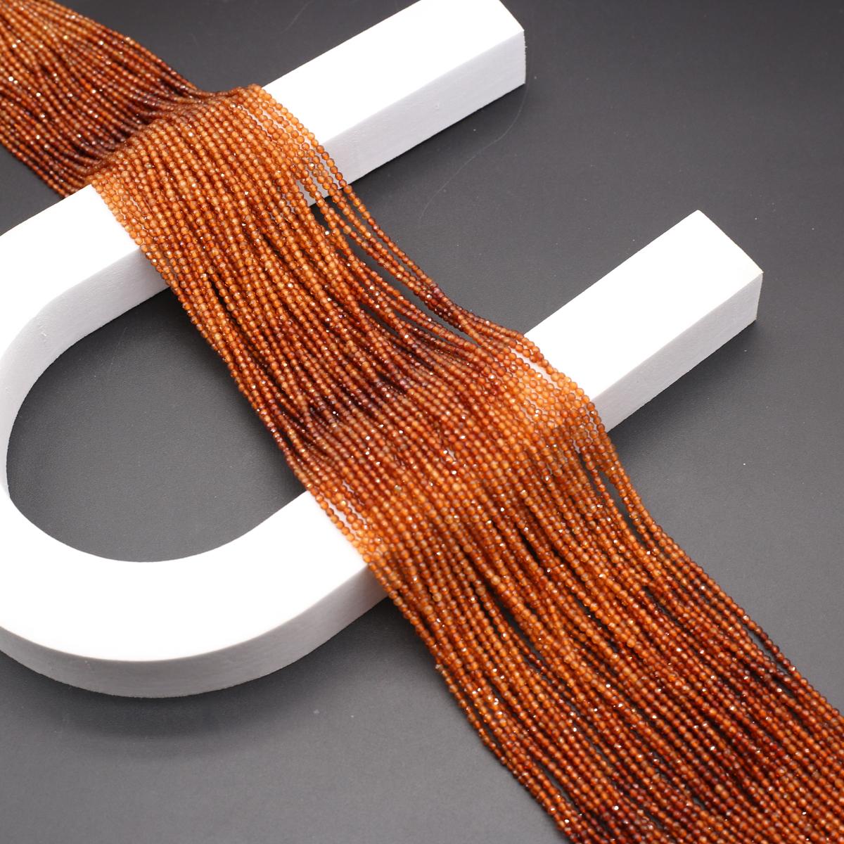 

Бусины из натурального камня турмалин/гранат/иолит граненые градиентные бусины для изготовления ювелирных изделий DIY ожерелье браслет серьги аксессуар 2mm