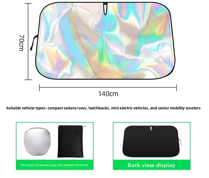 

Front Window Sunblock Car Sunshade Thermal Insulation Blinds Interior Windshield Shade Cover Cooling Car Sunblock Accessories