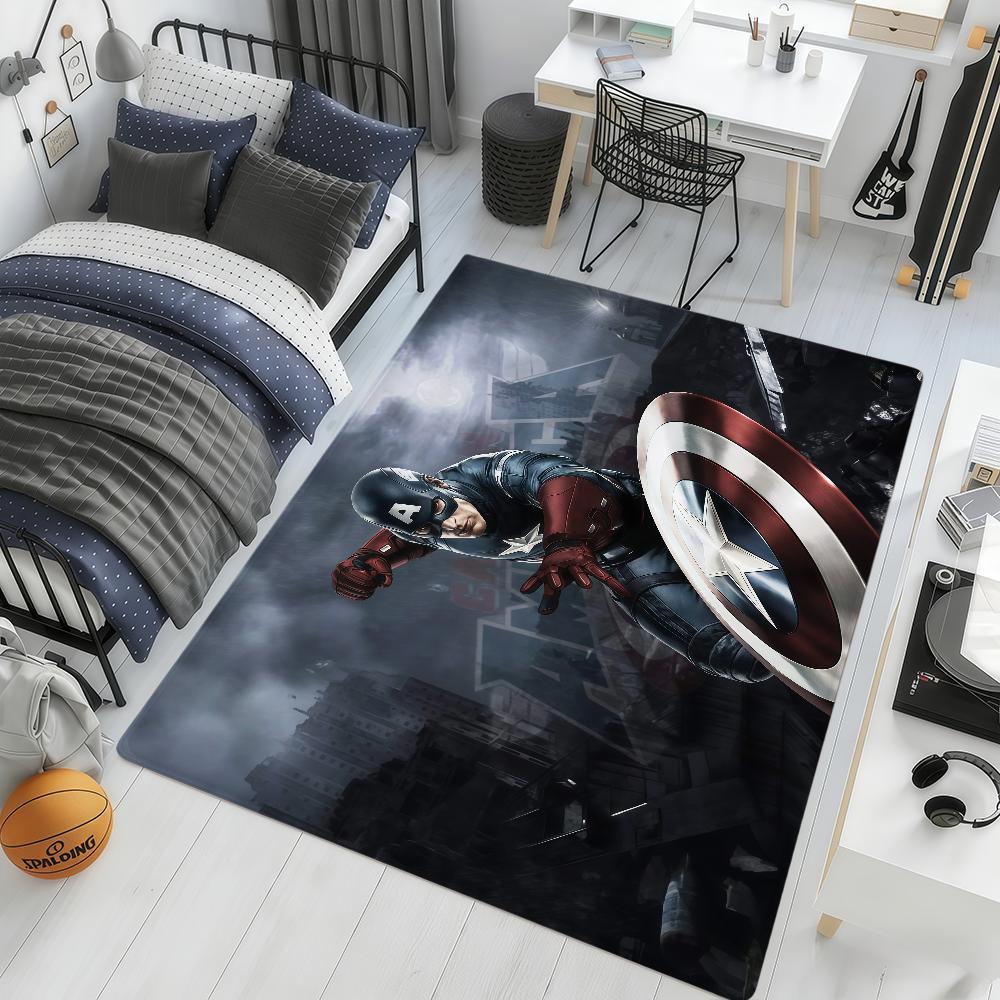 movie cool C-Captain A-America ML hogar Bedside Rug Kitchen Bath Floor Mat Hallway Balcony Carpet Entrance Doormat Decor Home