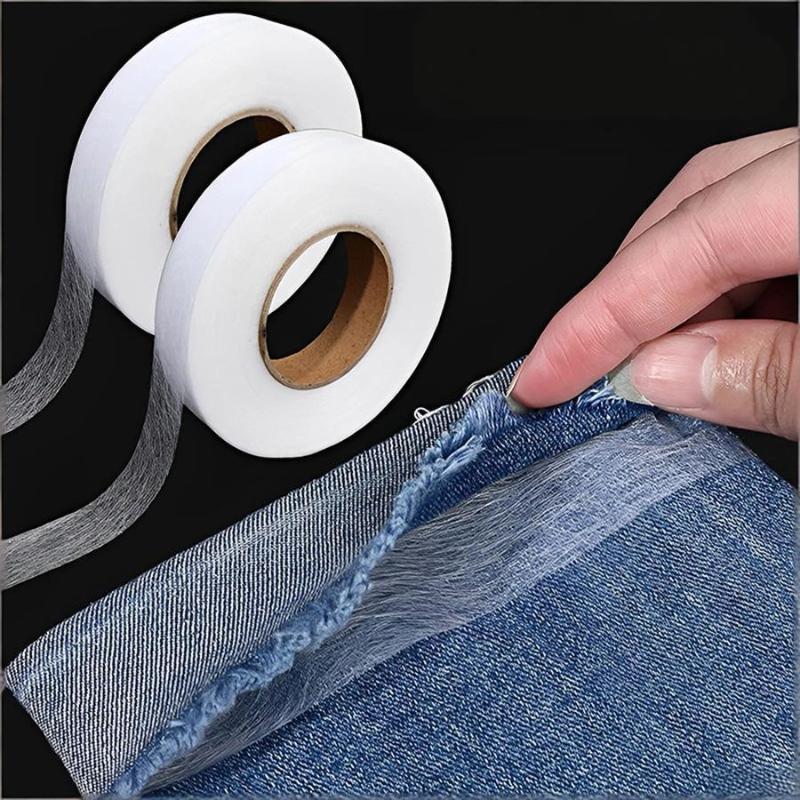 Self Adhesive Pants Hem Tape Iron Diy Jean Clothes Length Shorten For Hats Clothes Melt Double-Sided Tape Sewing Tool