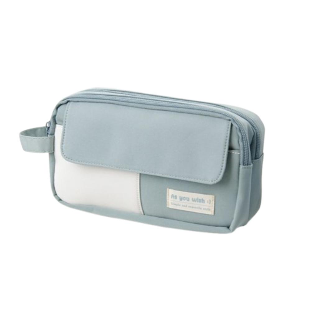 Large Capacity Pencil Case 3 Layer Pen Bag Simplicity Fashion Portable Pen Pouch  Students