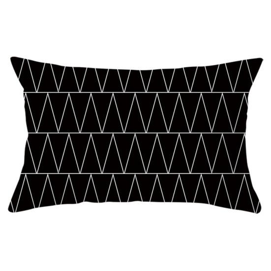 Geometric Circle Triangle Wave Pillow Case Cushion Cover Sofa Bed Car Cafe Decor