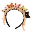Cute Creative Cats Hairband Face Wash Hairband Cartoon Hair Accessories for Dressing Up Party Cosplay Halloween Costume