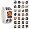 High Beauty Cartoon New Naruto Q Edition Roll up Stickers Naruto Sasuke Fun Cute Stickers Hand Account Water Cup Stickers