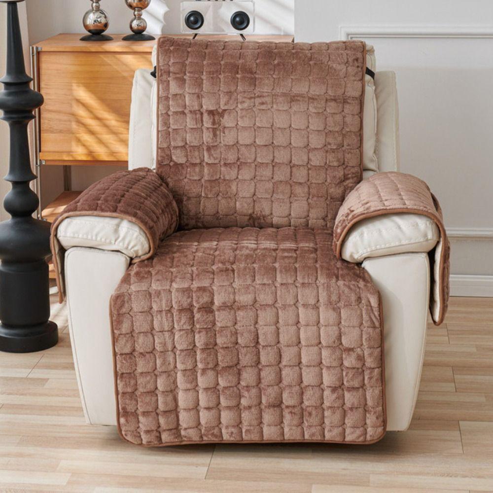 Wear Resistant Single-seat Slipcover Non-Slip Sofa Mat Durable Chair Cover  Living Room