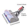 Electric Floor Brush Head For Dyson V7 V8 V10 V11 V15 Vacuum Attachments With Green LED Dust Light,Quick-Release