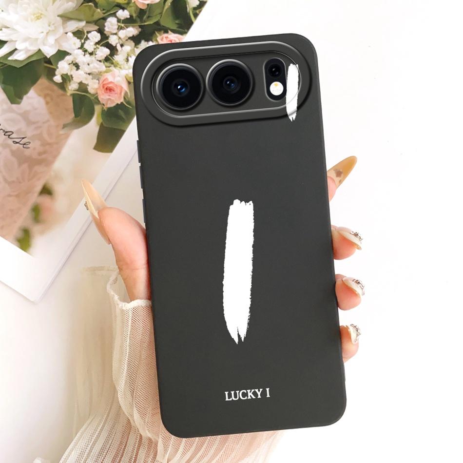 For Honor 500 5G Lucky Initial Letter Phone Case For Honor 500 MEY-AN00 Soft Silicone Shockproof Cases Bumpers