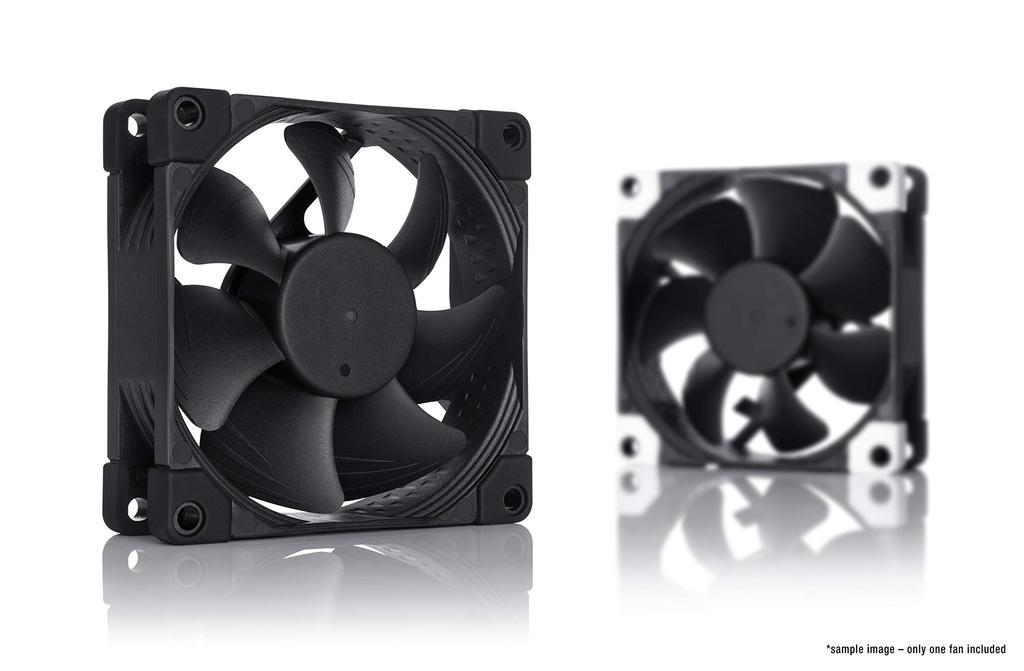 Noctua PWM Premium Tiché Připojení NF-A8 chromax.black.swap, Ventilátor, 4-Pin (80mm, Černá)