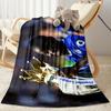 Chelsea Player Action Blanket Warmthful Decor Suitable for Livingroom Bed Seaside for All Occasions Modern Perfect Gift for Relatives and Friends
