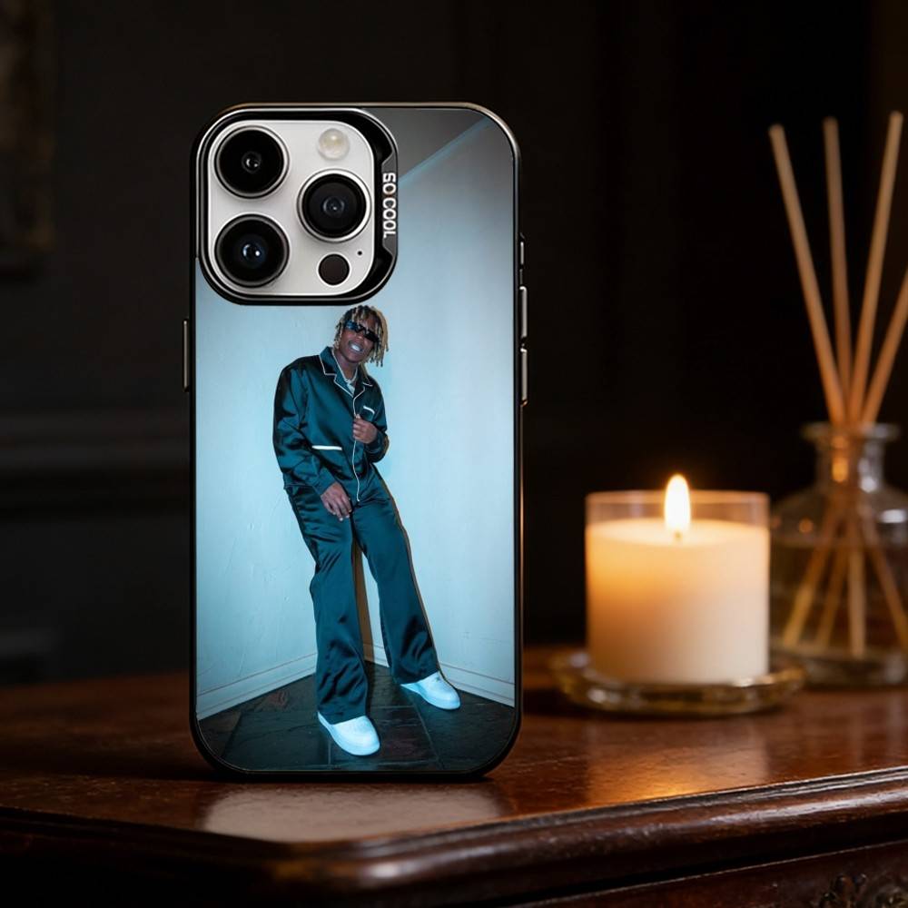 Rapper D-Don T-Toliver Singer Phone Case For iPhone 17,16,15,14,13,12,11,Pro Max,Plus Candy Silver Cover
