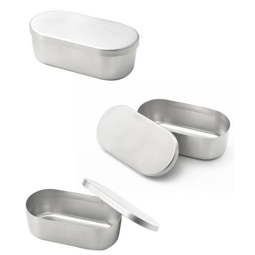 Yoshikawa Stainless Steel Nagamaru Can, 230ml, 12.4 X 6.2 X 4.1cm (H), Odor Resistant, Made In Tsubame-Sanjo, Japan, AN0203