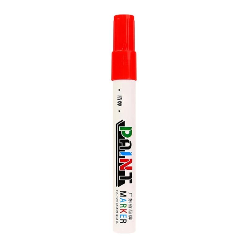 12Pcs Oil Based Paint Pens 3mm Tip Waterproof Paint Markers For Industrial Marking On Metal Wood Glass And Plastic
