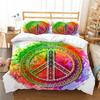 Geometric Shape Quilt Cover Pillowcase Two Three Piece Set Polyester Home Textile Kit 3D Digital Printing