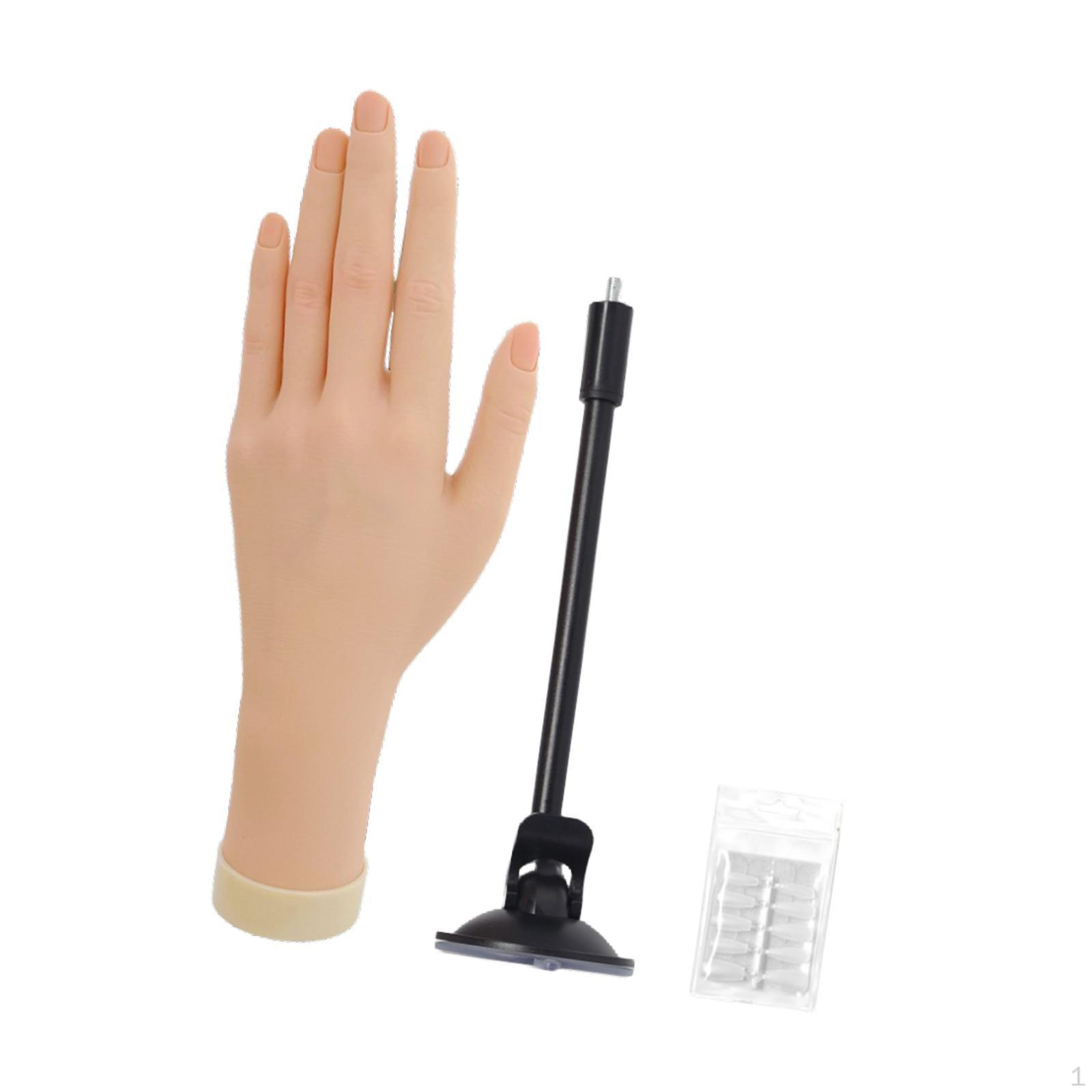 

тренировка, Инструмент для моделирования, Тренировочная модель для гибких накладных ногтей, E Манекен Магазин Left Hand