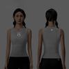 Women's quick-drying 3D fabric cycling vest t-shirt XL / XXL - white