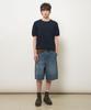 GENERALIDEA Man Temperature Cut Cool Classic Crew Neck Half Knit [Dark Navy] / Gf2Mkp022