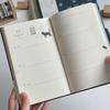 2027 Daily Weekly Agenda Book Adorable Cat Dog Illustration Hard Shell Japanese Planner for Girls Gift