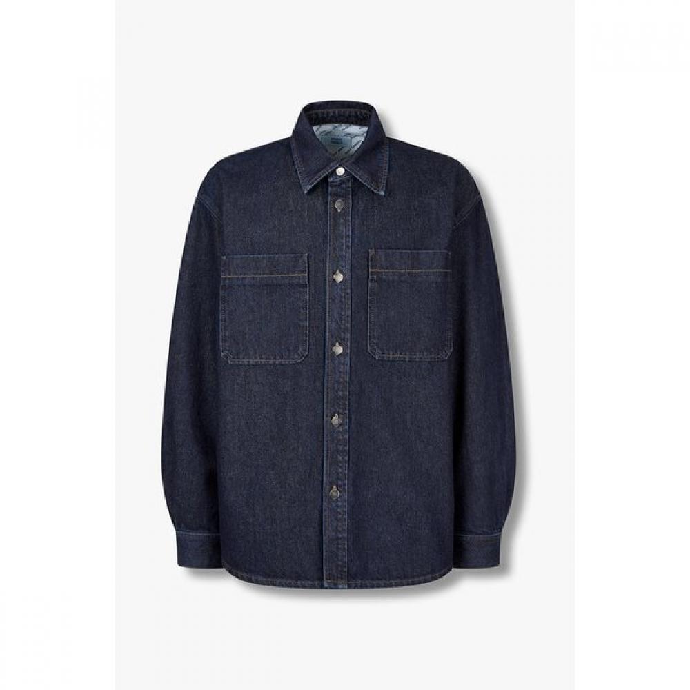 Studio Tomboy Shirt Type Denim Jumper 9155313137 Indigo/M