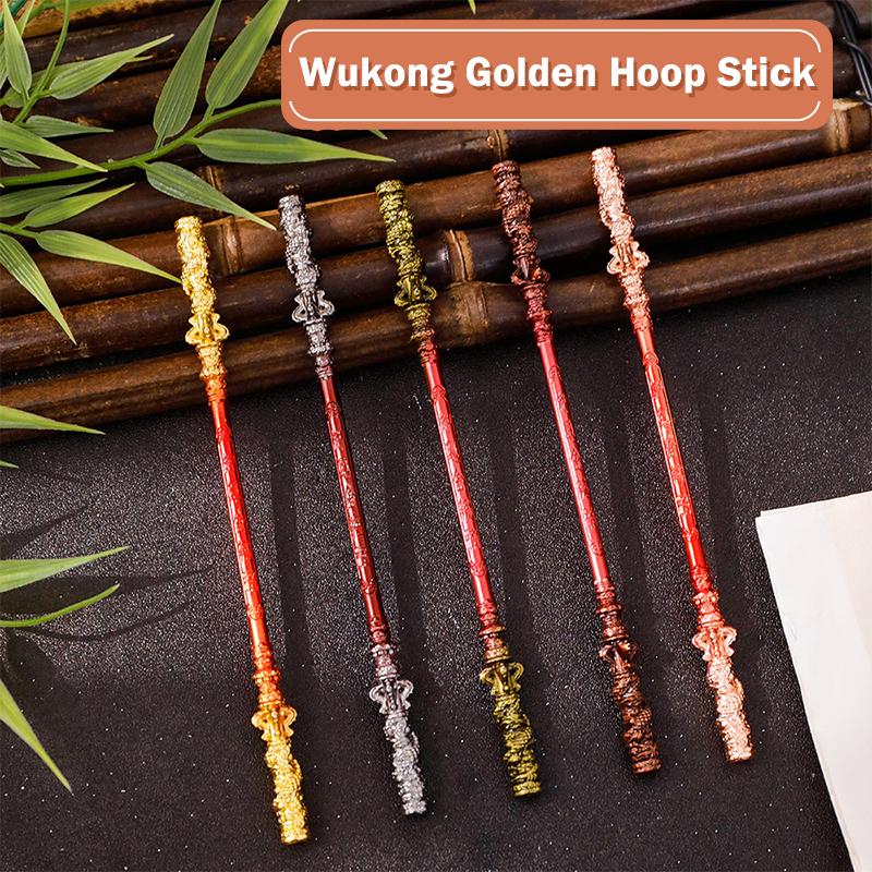 Modello Metallo Mini Bastone di Wukong Creativo Arma di Wukong Re Scimmia Piccolo Ornamento Artigianato Giocattoli per Bambini Periferiche Anime Regali