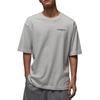 T Shirts Men's Heather Gray/Black Crew Neck Moderate IF0783-050