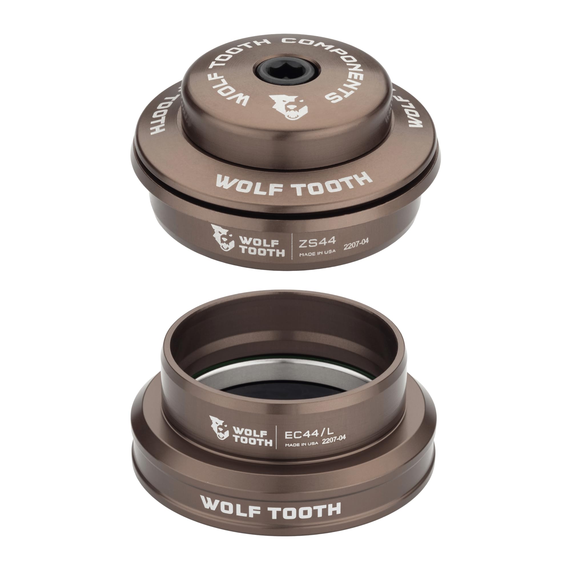 

Премиальные рулевые колонки Wolf Tooth ZS44 верхняя ZS56 нижняя Espresso