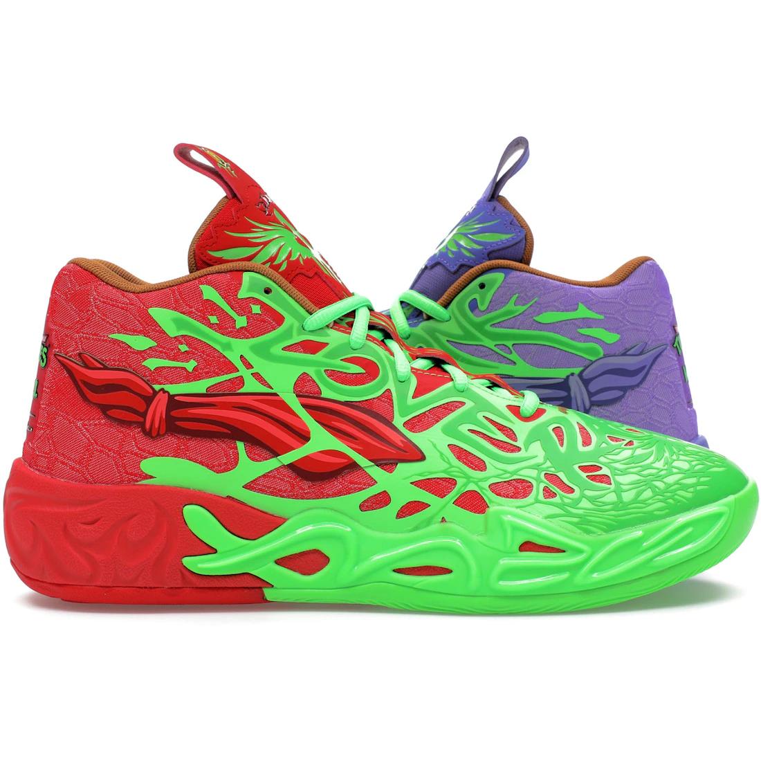 

Кроссовки Puma LaMelo Ball MB.04 Черепашки-ниндзя Рафаэль и Донателло(312055-01) 41