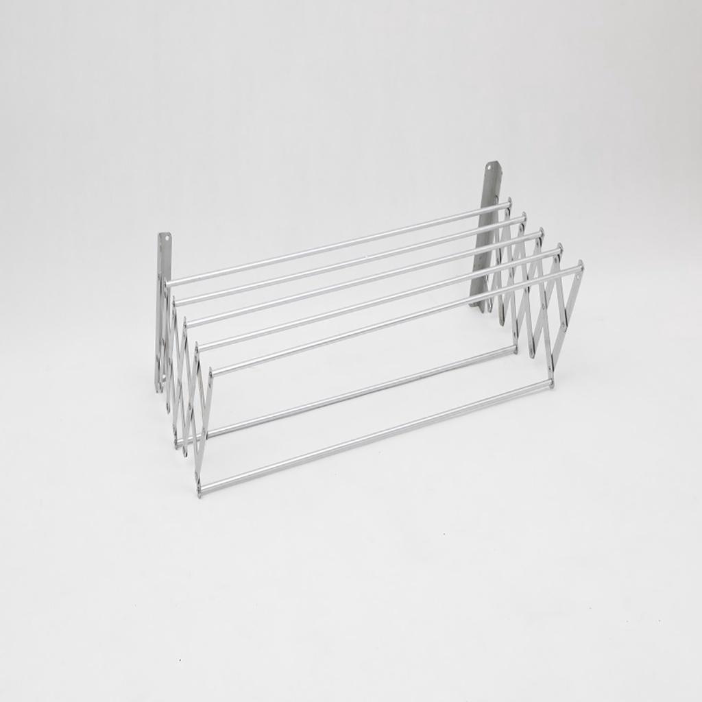 Aluminum Alloy Silver Foldable Save Space Clothes Dryer Clothes Rack Dry Silver Multi-Function Clothes Dryer Energy Saving Clothes Hanger Rack