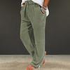 Muži Dovolená Kalhoty Velikost Zip Zapínání Stahovací šňůrka Pružný Pas Jednobarevné Volné Široké nohavice Běžné Denní nošení Dlouhé kalhoty