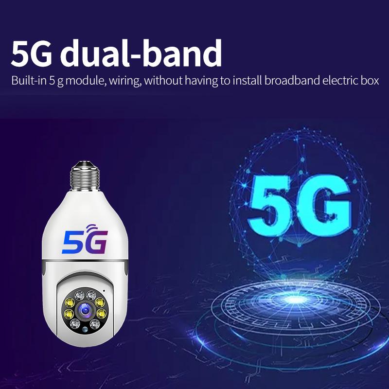 360-Degree Panoramic HD WiFi Light Bulb Surveillance Camera