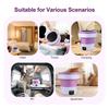 7L Portable Folding Washing Machine Small Washing Machine Automatic Modes Laundry Clothes Laundry Bucket Washing Machine