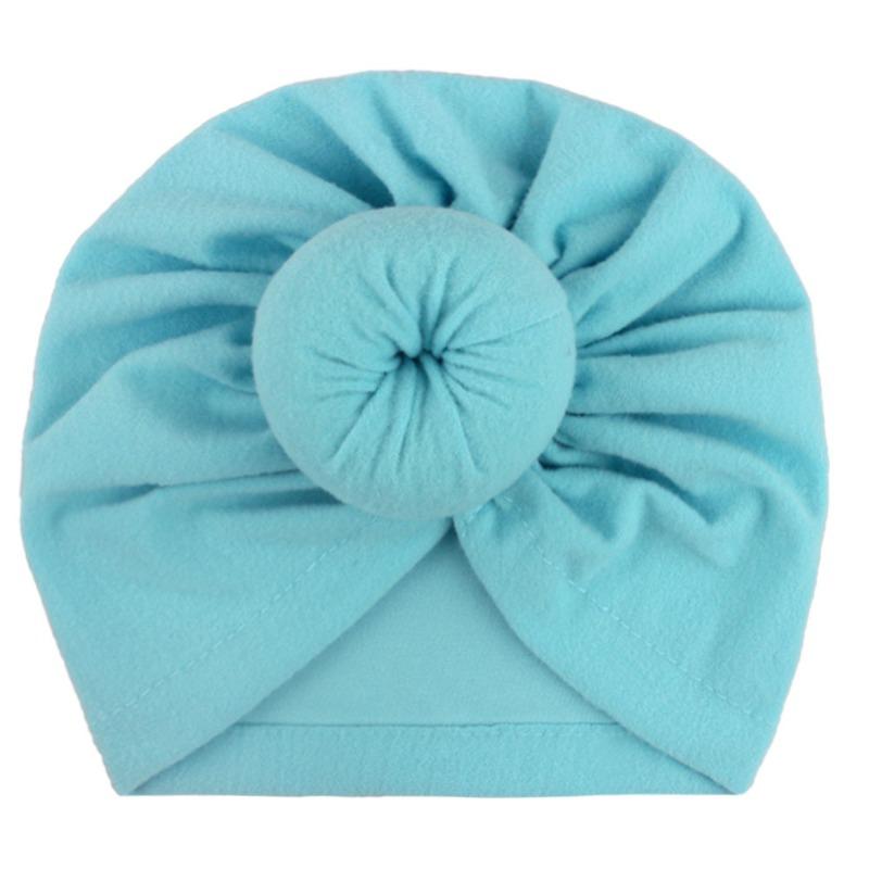 New Baby Products Children's Headscarf Hat Baby Solid Color Knotted Indian Pullover Hat Dome