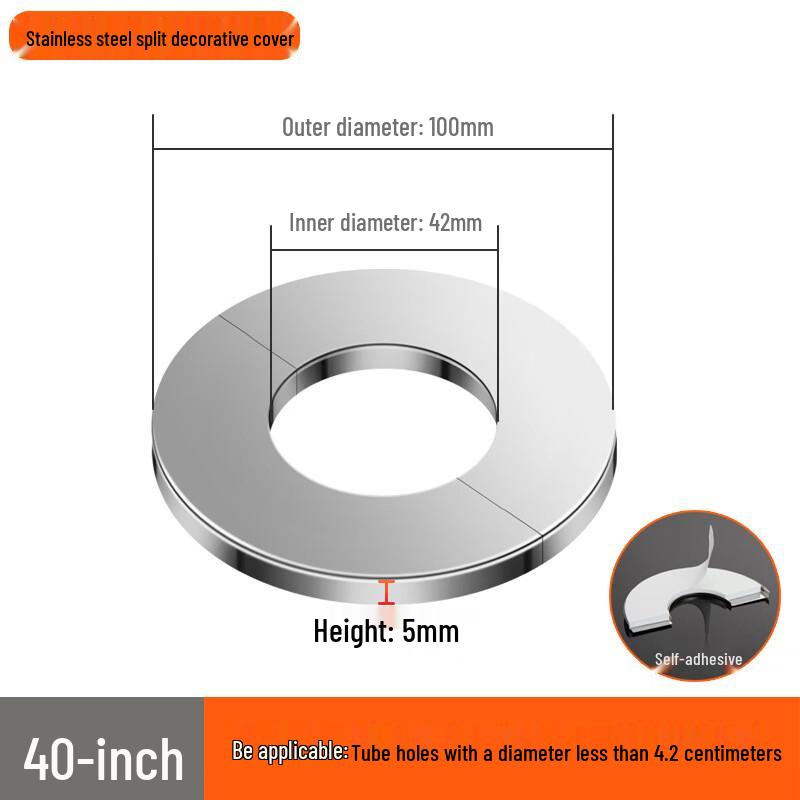 MDNG Stainless Steel Angle Stop Valve with Decorative Cover