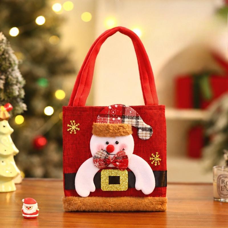 Christmas gift bags, Santa Elk candy bags, gift bags, Christmas Eve apple bags, Christmas decorations