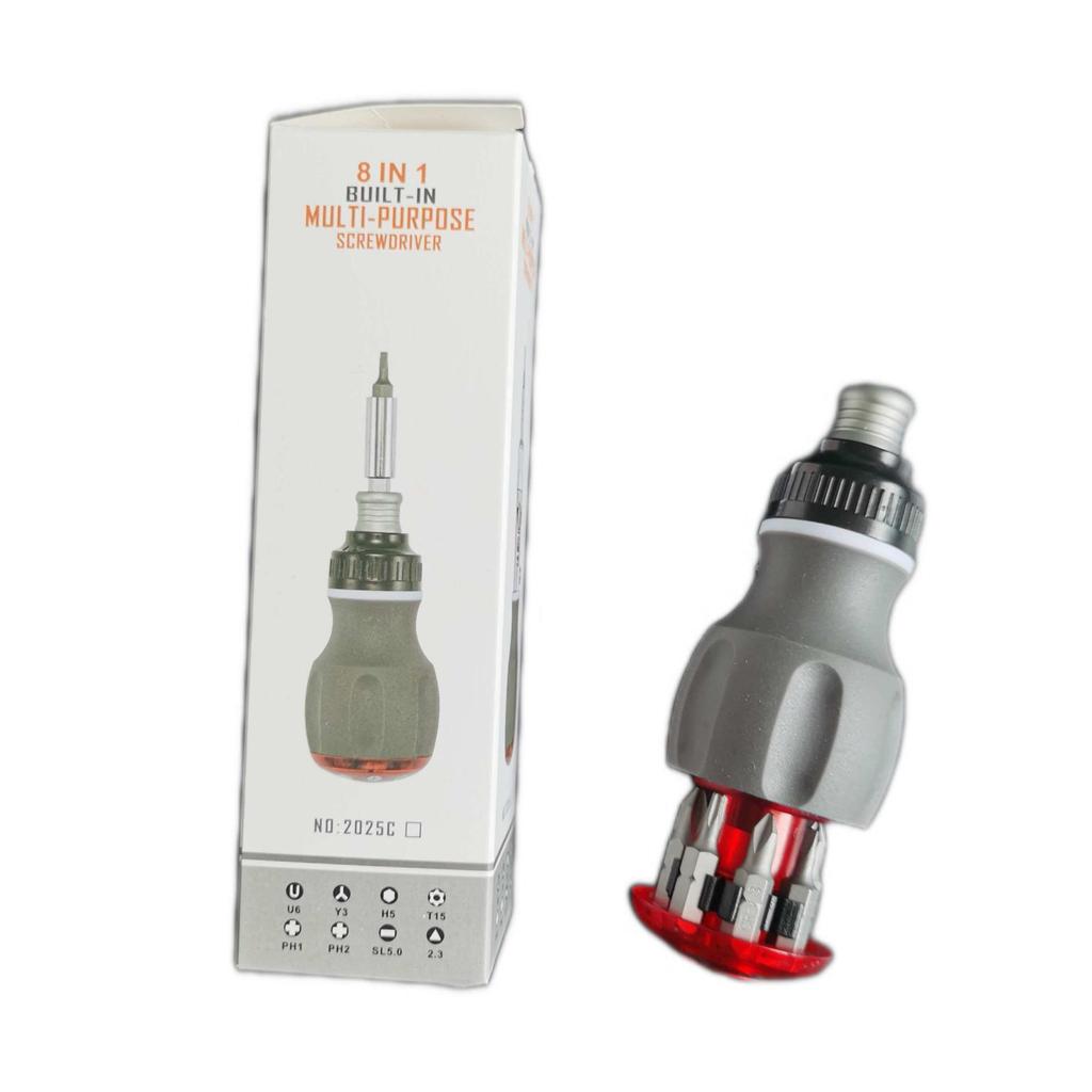 Chubby 8-in-1 Multifunctional Ratchet Screwdriver Set: Portable Phillips, Flathead & Special Shapes