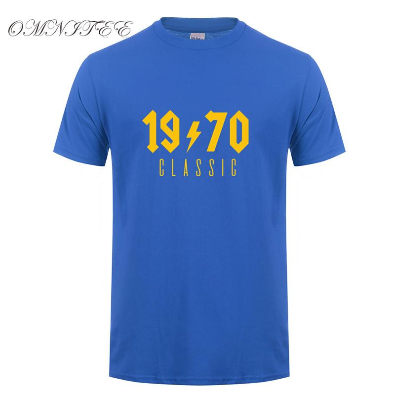 Omnitee Fashion 1970 Classic T Shirts Unisex Cotton Summer Funny Short Sleeve Birthday Gift T Shirt Tops Tee Unisexs Tshirt Oz190