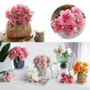 Elegant Fake Flower Bunch With Realistic Appearance For Garden And Party Decor