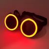 Gafas LED Creativas Intermitentes Montura Redonda Gafas Iluminadas Gafas de Sol Brillantes Para Fiesta Nocturna Bar Club Festival Recuerdos de Fiesta