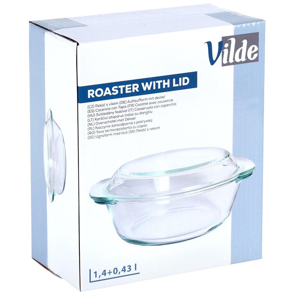 Glass ovenproof dish 39.5x24x5 cm, 3 l