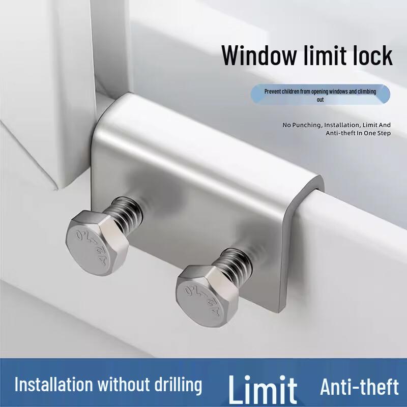 Duo Sliding Window Child Safety Lock and Limiter