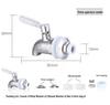 304 Stainless Steel Alcohol Infusion Faucet for Bottles, Barrels, Cans, Jars, and Pots.