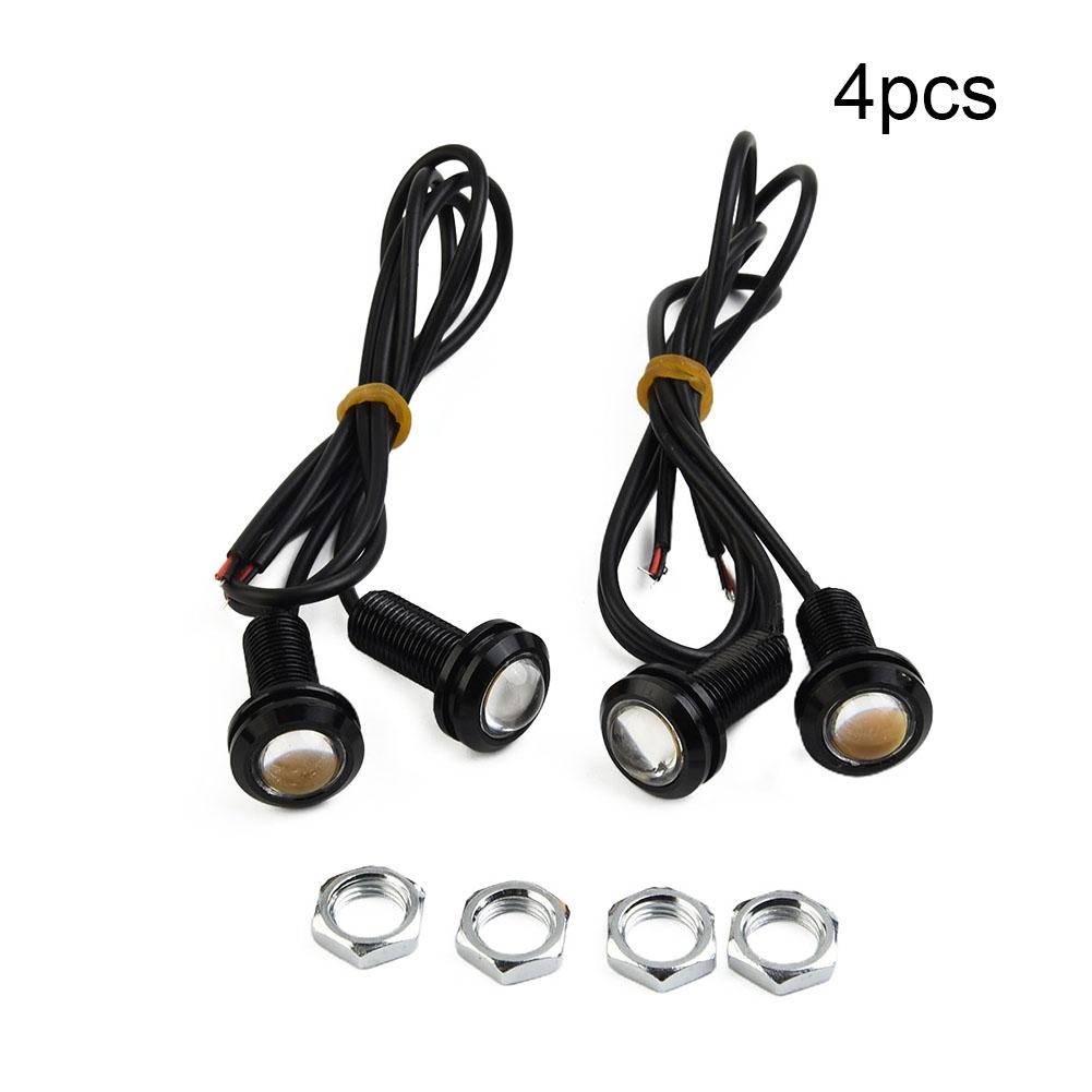 4X LED Amber Flashing Light Bar Car Truck Hazard Recovery Strobe Lamp Parts Set