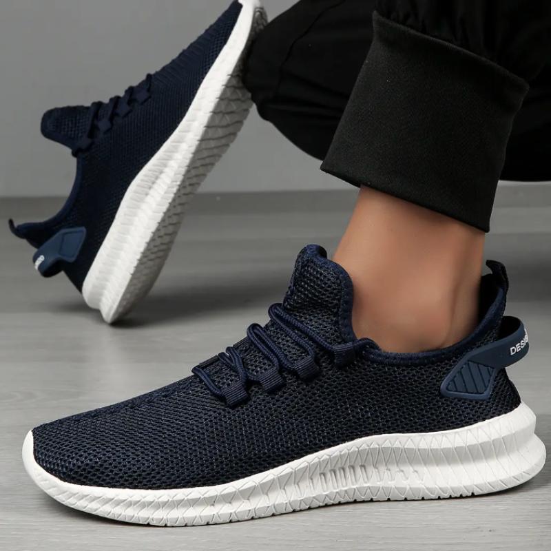 Fashion Men Sport Shoes Men Running Shoes Lace up Lightweight Comfortable Breathable Walking Sneakers Tenis Masculino Zapatillas Hombre