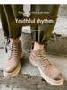 2022 Autumn Men’s Suede Martin Boots: British Style, Versatile Casual Mid-Top Shoes