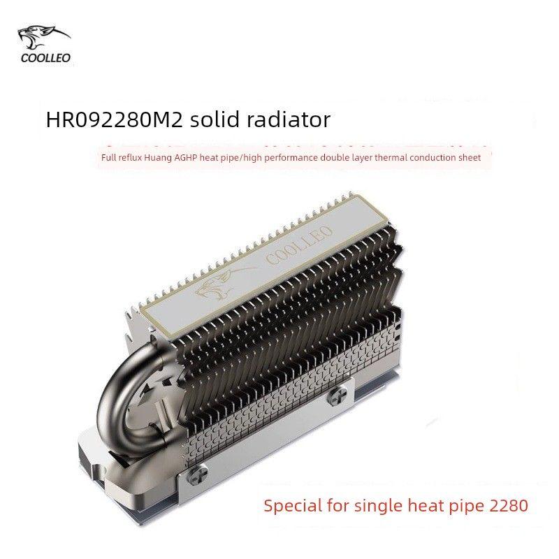 

Coolio Ssdv2 HR-10 Двухтрубный теплоотвод с обратной гравитацией M.2 SSD SD Активный радиатор для отвода тепла Cool Leo HR-09 single heat pipe