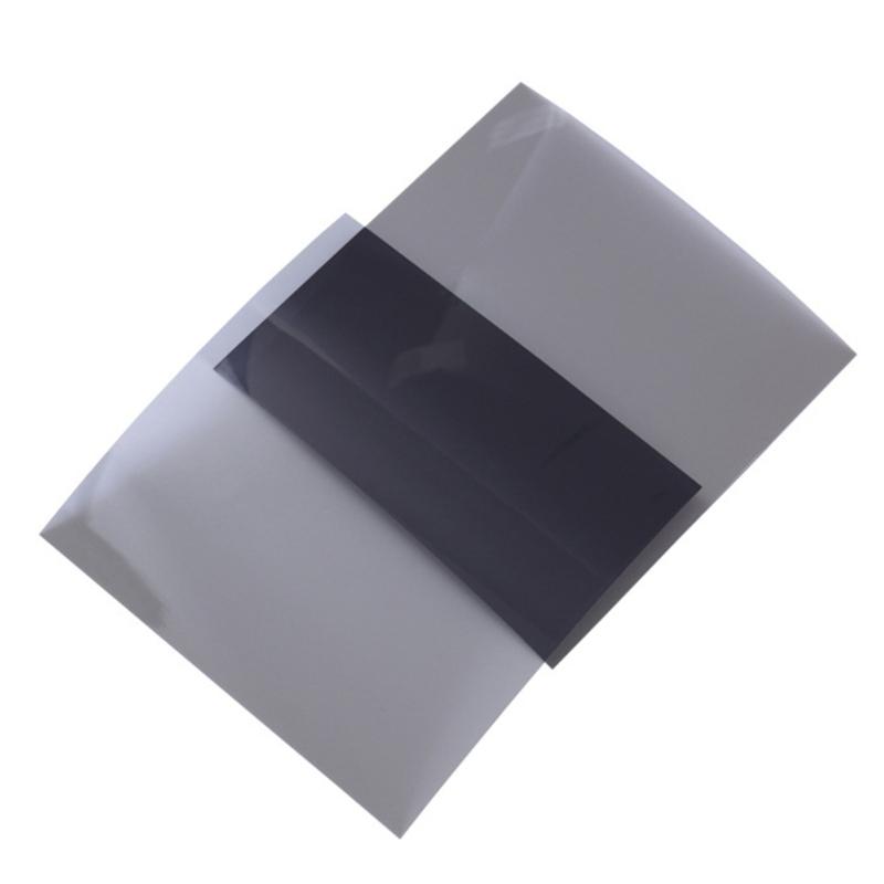 Without Sticky Horizontal 0/90° Polarizing Film for LCD Screen Linear Polarized Filter Polarization Film Sheet 10x10cm