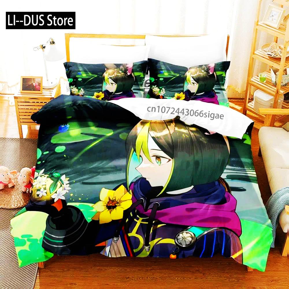 Capa de Edredom Kawaii Genshin Impact Tighnari Para Quarto de Meninos Tamanho Solteiro Twin Full Queen King 2025 Capa de Colcha Fronha