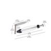 Stainless Steel Drill-Free Adhesive Wall-Mounted Paper Towel Holder - Bathroom & Kitchen Toilet Paper Storage Organizer