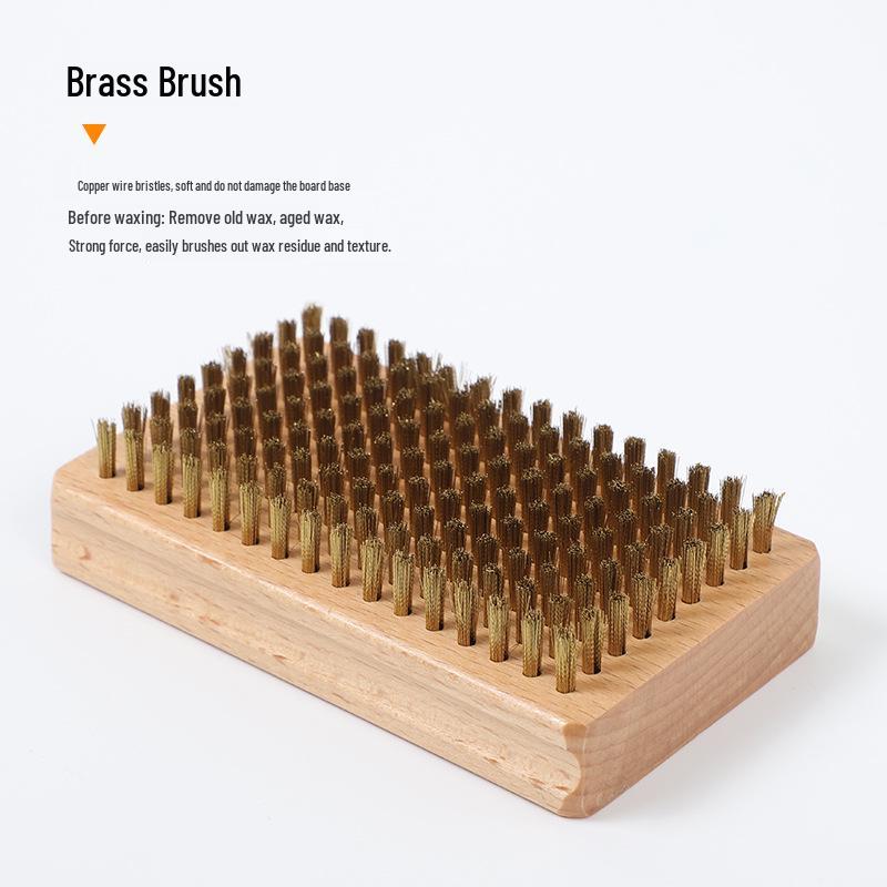 Snowboard and Ski Waxing Brush Set - Maintenance Tools for Boards
